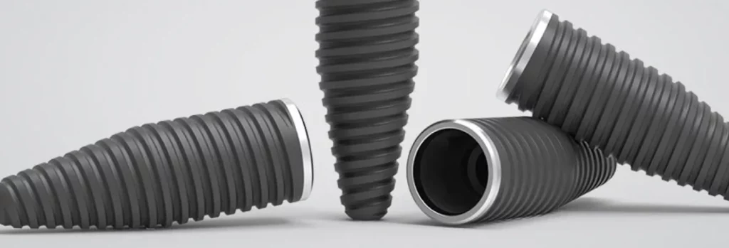 Sistema implantare IGEA Mesa Italia quattro impianti dentali in titanio diverse misure | Mesa Italia