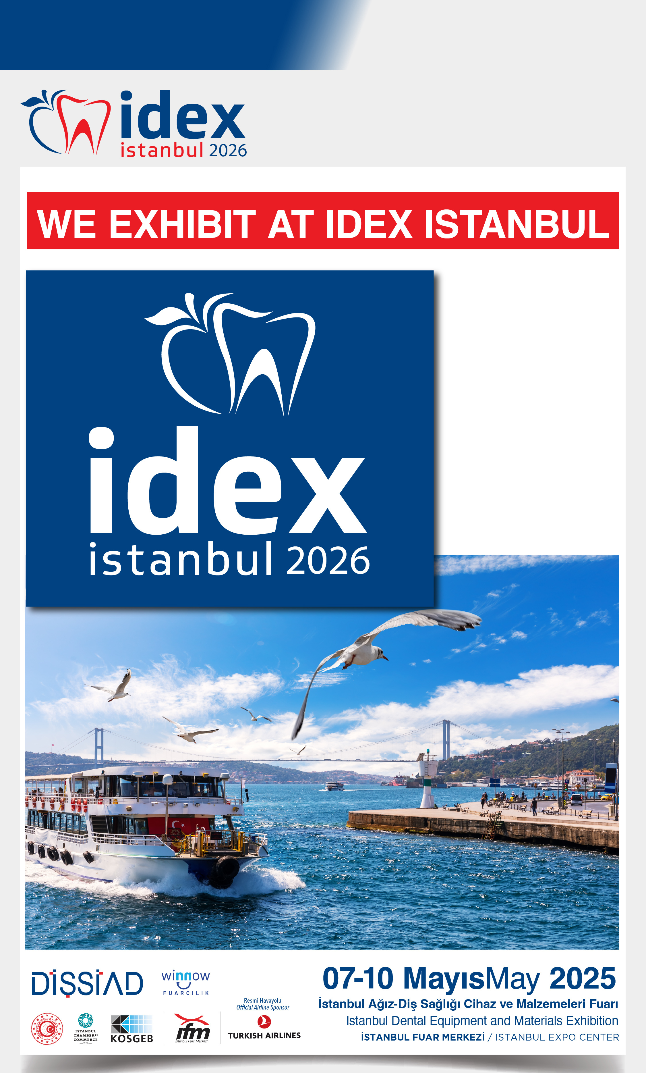 IDEX Istanbul 2026 official support visual