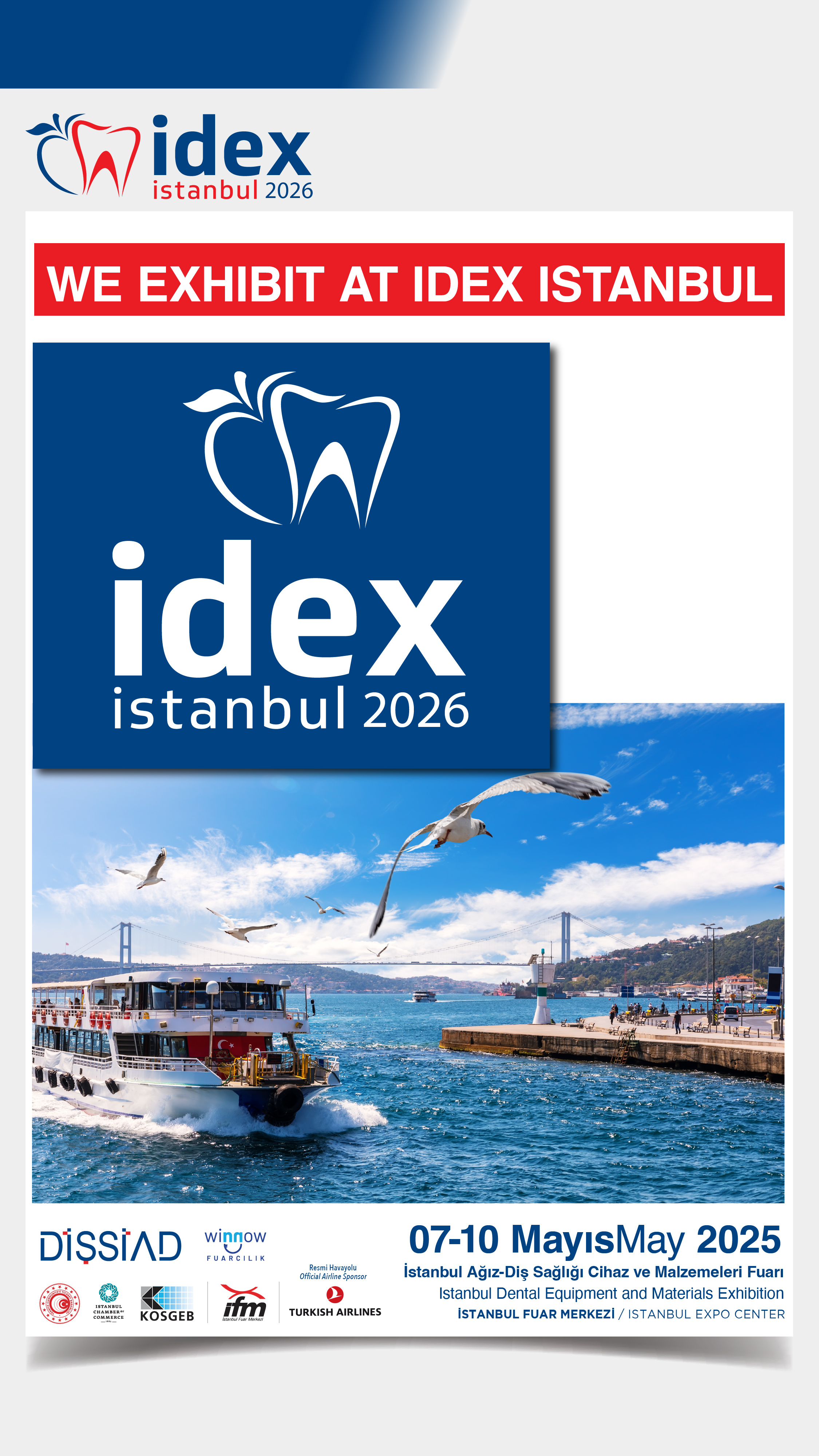 IDEX Istanbul 2026 official support visual