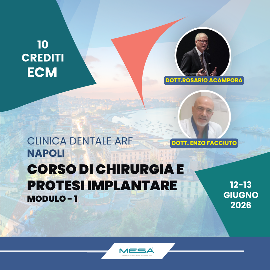 Corso Chirurgia e Protesi Implantare Napoli Mod.3 Dr Rosario Acampora official support visual